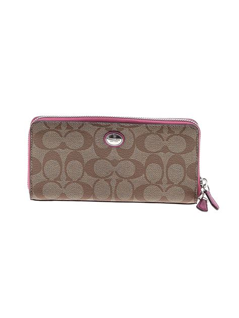 coach factory wallet brown